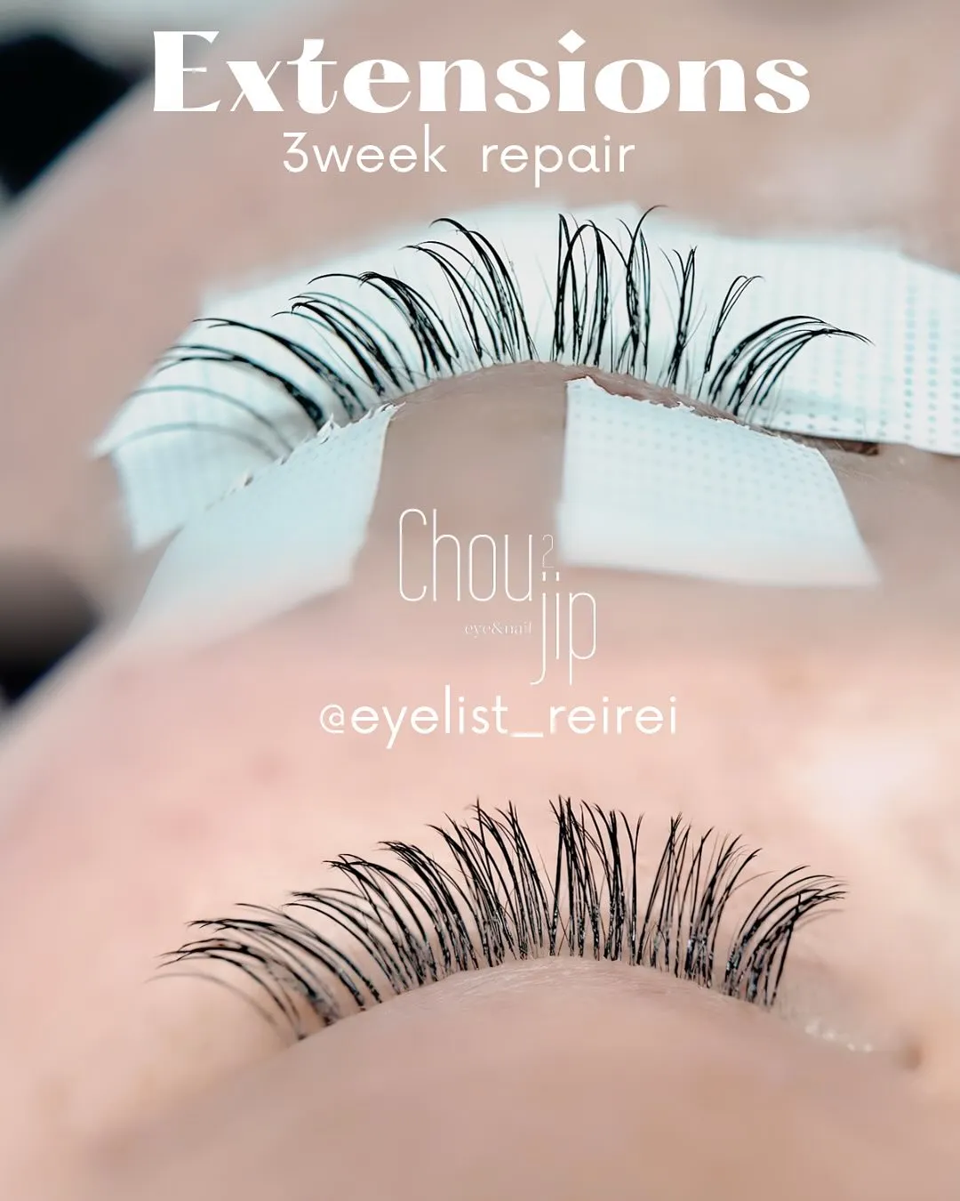 🤍エクステ付け足し🤍